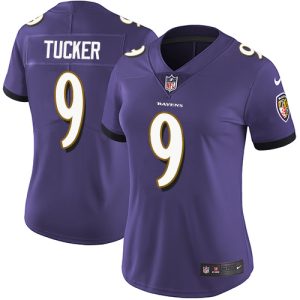 Ravens #9 Justin Tucker Purple Team Color Women's Stitched NFL Marvelous Vapor Untouchable Limited Jersey