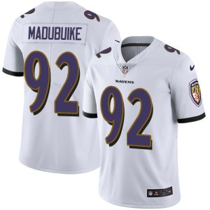 Ravens #92 Superb Justin Madubuike White Youth Stitched NFL Vapor Untouchable Limited Jersey