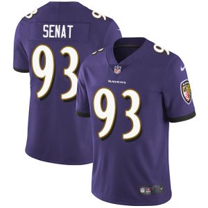 Ravens #93 Deadrin Delightful Senat Purple Team Color Youth Stitched NFL Vapor Untouchable Limited Jersey