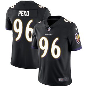 Ravens #96 Domata Peko Sr Black Alternate Youth Stitched NFL Vapor High - quality Untouchable Limited Jersey