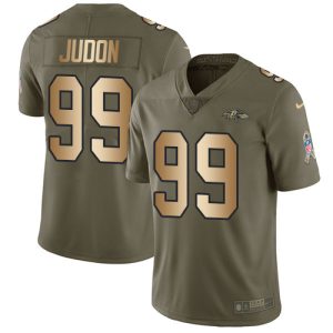 Ravens #99 Matthew Judon Alluring Olive/Gold Men's Stitched NFL Limited 2017 Salute To Service Jersey