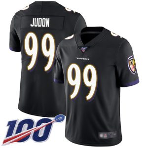 Ravens #99 Matthew Judon Black Alternate Youth Captivating Stitched NFL 100th Season Vapor Untouchable Limited Jersey