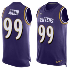 Ravens #99 Matthew Judon Purple Team Color Men's Fantastic Stitched NFL Limited Tank Top Jersey