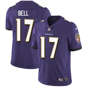 Ravens Amazing #17 Le'Veon Bell Purple Team Color Men's Stitched NFL Vapor Untouchable Limited Jersey