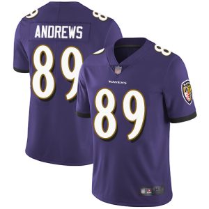 Ravens Delightful #89 Mark Andrews Purple Team Color Youth Stitched NFL Vapor Untouchable Limited Jersey