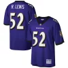 Ray Lewis Fabulous Baltimore Ravens Big & Tall 2000 Retired Player Replica Jersey Purple