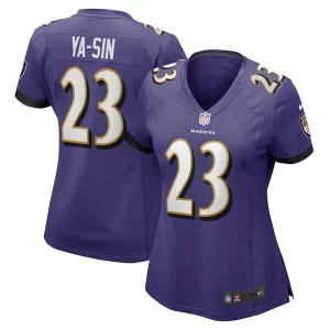 Rock Ya Sin Baltimore Glamorous Ravens Nike Women's Game Jersey Purple