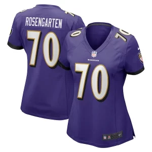 Roger Rosengarten Baltimore Ravens Glamorous Nike Women's Game Jersey Purple