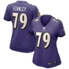 Ronnie Stanley Baltimore Classy Ravens Nike Women's Game Jersey Purple