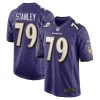Ronnie Stanley Baltimore Ravens Classy Nike Game Jersey Purple