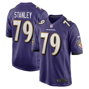 Ronnie Stanley Baltimore Ravens Classy Nike Game Jersey Purple