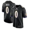 Roquan Smith Superior Baltimore Ravens Nike Team Game Jersey Black