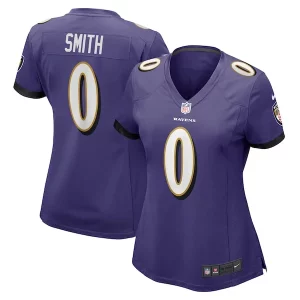 Roquan Smith Baltimore Ravens Nike Women's Team Game Jersey Purple Outstanding