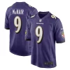 Steve McNair Baltimore Ravens Nike Game Luxurious Retired Player Jersey Purple