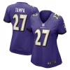 T.J. Tampa Baltimore Ravens Nike Impressive Women's Game Jersey Purple