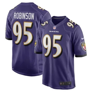 Tavius Robinson Baltimore Ravens Nike Team Phenomenal Game Jersey Purple