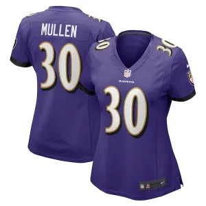 Trayvon Mullen Baltimore Ravens Nike Women's Game Superb Jersey Purple