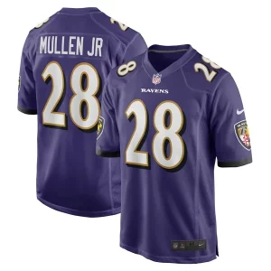 Trayvon Mullen Jr. Baltimore Ravens Nike Team Premium - grade Game Jersey Purple