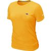 Women's Baltimore Ravens Chest Embroidered Stunning Logo T Shirt Yellow