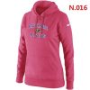 Women's Baltimore Ravens Heart & Gorgeous Soul Pullover Hoodie Pink